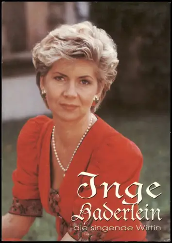 Breitengüßbach Inge Haderlein die singende Wirtin Hotel-Gasthof  1995