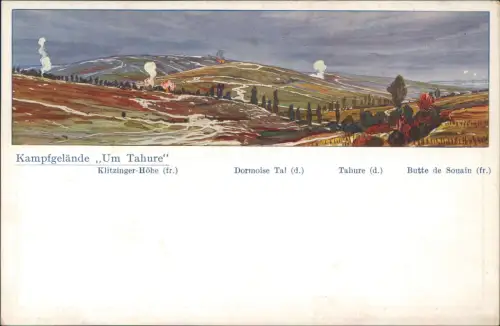 CPA Sommepy-Tahure Kampfgelände an der Westfront 1916
