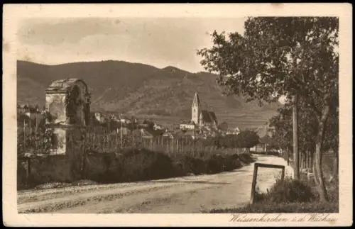 Ansichtskarte Weißenkirchen in der Wachau Panorama-Ansicht 1910