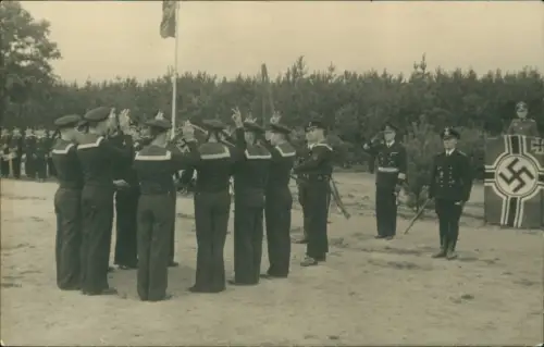 Ansichtskarte  Militär Propaganda - 2.WK Vereidigung ranghohe Offiziere 1941