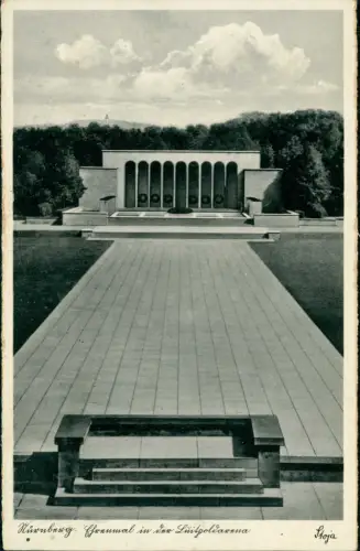 Ansichtskarte Nürnberg Ehrenhalle im Luitpoldhain 1938