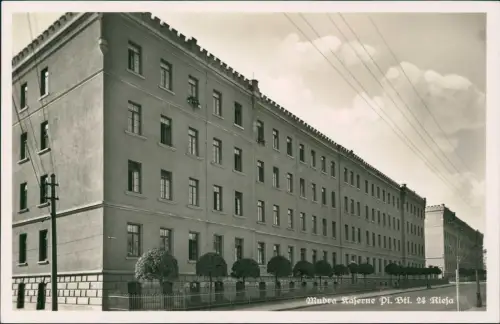 Ansichtskarte Riesa Mudra Kaserne Pi. Btl. 24 1937