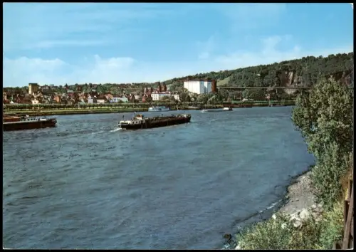 Ansichtskarte Andernach Rhein mit Blick auf Umgehungsstraße 1985