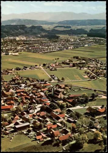 Ansichtskarte Altenstadt Luftbild Überflugkarte Luftaufnahme 1970