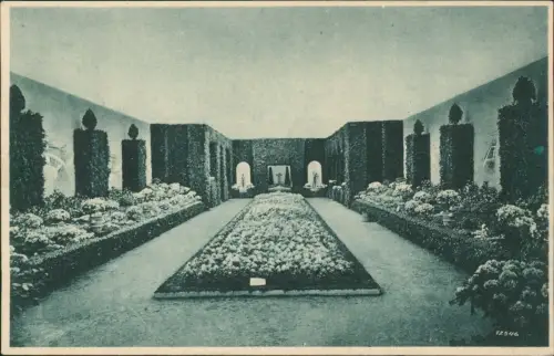 Ansichtskarte Dresden Erste Blumenschau, Jubiläums-Gartenbau-Ausstellung 1926
