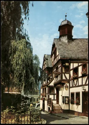 Assmannshausen am Rhein-Rüdesheim Historisches Altes Haus Anno 1578 1982