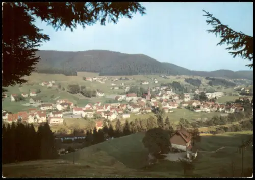 Ansichtskarte Mitteltal-Baiersbronn Panorama Ortsansicht Mitteltal 1990