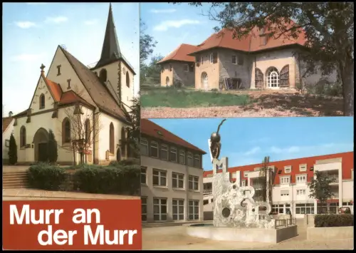 Ansichtskarte Murr an der Murr 3 Bild Stadtansichten 1990