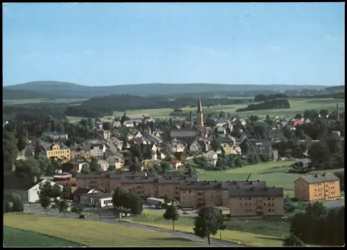 Ansichtskarte Münchberg Stadt Neubaublöcke 1986
