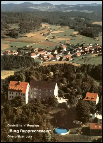 Rupprechtstein-Etzelwang Gaststätte + Pension Rupprechtstein - Luftbild 1970