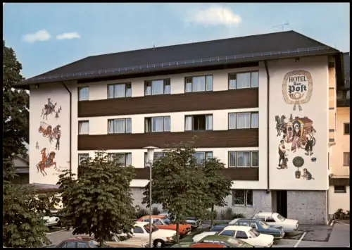 Ansichtskarte Ruhpolding HOTEL GASTHOF METZGEREI Zur Post 1980