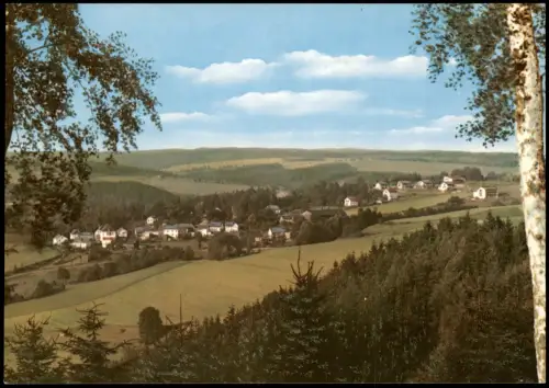 Rudolphstein-Berg (Oberfranken) Panorama  (Gasthof Pension Vogel) 1975