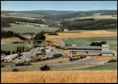 Rudolphstein-Berg (Oberfranken) Autobahn-Raststätte Frankenwald 1970