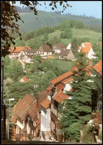 Sankt Andreasberg-Braunlage Umland-Ansicht Herrenstraße mit 20 % Gefälle 1970