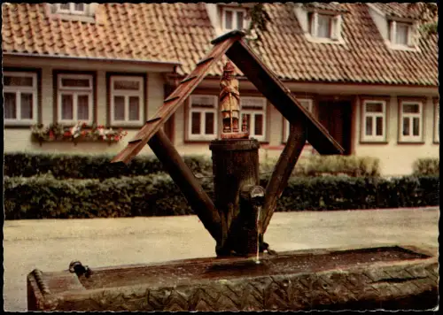 Ansichtskarte Sankt Andreasberg-Braunlage Partie am Harz Brunnen 1965