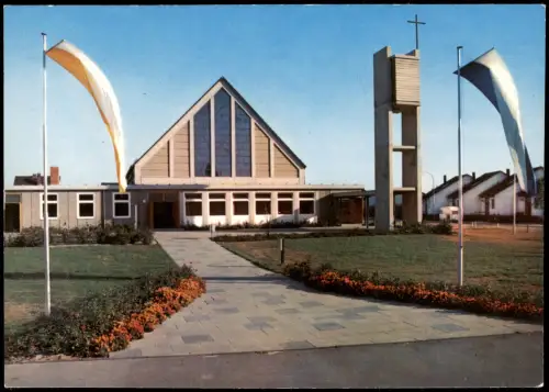 Gifhorn St. Altfrid Kath. Kirchengemeinde Kirche und Freizeitheim 1970