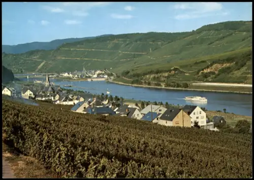 Ansichtskarte Sankt Aldegund Panorama-Ansicht mit Neef a.d. Mosel 1980