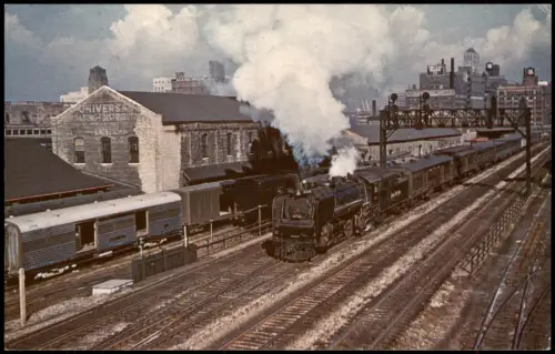 Ansichtskarte  Dampflokomotive Railway NICKEL PLATE 172 Eisenbahn 1978