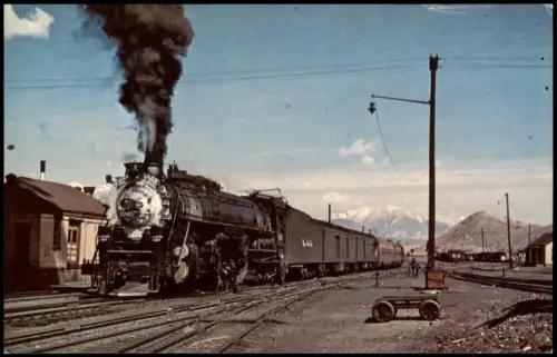 Ansichtskarte  RIO GRANDE 1801 Denver & Rio Dampflokomotive Railway 1978