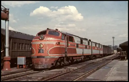 Ansichtskarte  Dampflokomotive ROCK ISLAND 538 Railway 1979