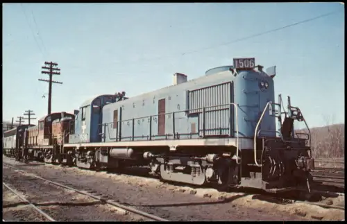 Ansichtskarte  Eisenbahn Zug Lokomotive BOSTON & MAINE 1506 Railway 1979