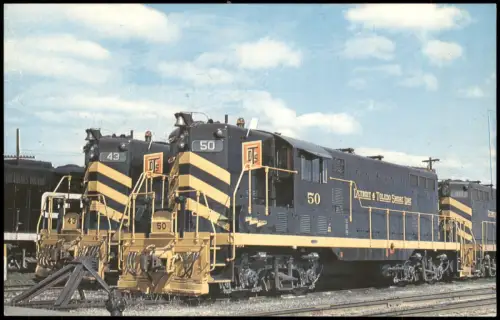 Ansichtskarte  Eisenbahn Zug Lokomotive DETROIT & TOLEDO SHORE LINE USA 1977