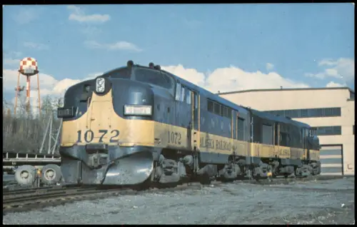 Ansichtskarte  Eisenbahn Zug Lokomotive ALASKA RAILROAD USA 1977