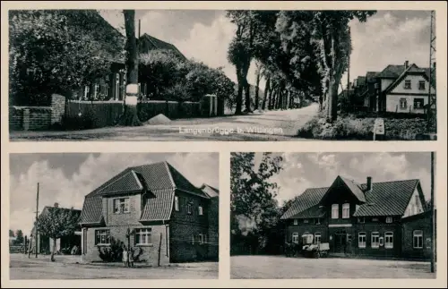 Langenbrügge-Lüder Straße, Kaufhaus, Gasthaus - Langenbrügge-Lüder 1935