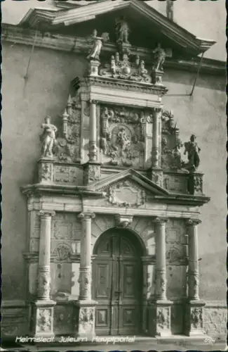 Ansichtskarte Helmstedt Juleum Hauptportal 1968