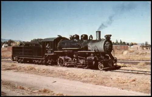 Ansichtskarte  Dampflokomotive GREAT WESTERN 60 Railroad 1978