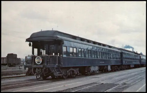 Ansichtskarte  Eisenbahn Zug Lokomotive WABASH CANNON BALL Pullman 1978