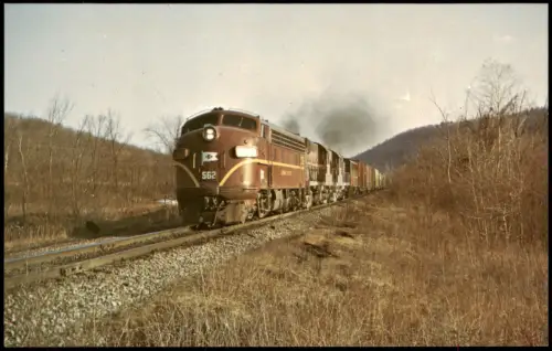 Ansichtskarte  LEHIGH VALLEY 562 Eisenbahn Zug Lokomotive Railroad USA 1978