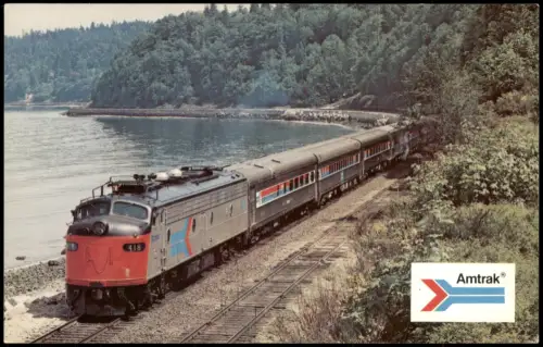 Eisenbahn Zug Lokomotive Amtrak's Coast Starlight Daylight Railroad 1978
