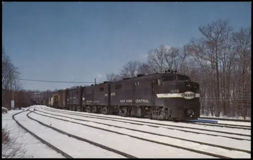 Ansichtskarte  Eisenbahn Zug Lokomotive NEW YORK CENTRAL Railroad 1979