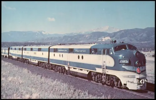 Ansichtskarte  Eisenbahn Zug Lokomotive Railroad THE COLORADO EAGLE USa 1978