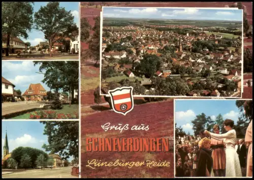Ansichtskarte Schneverdingen Mehrbildkarte mit Ortsansichten 1970