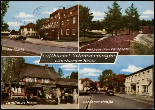 Schneverdingen MB Ortsansichten u.a. Landhaus Höpen, Verdenerstraße 1969