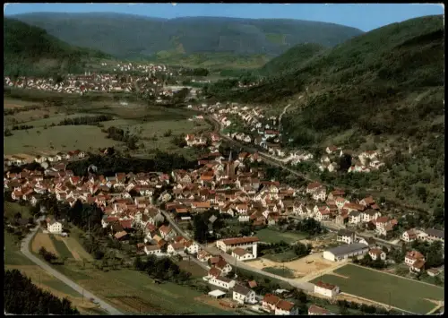 Amorbach Umland-Ansicht Luftbild 8761 SCHNEEBERG bei Amorbach im Odenwald 1982