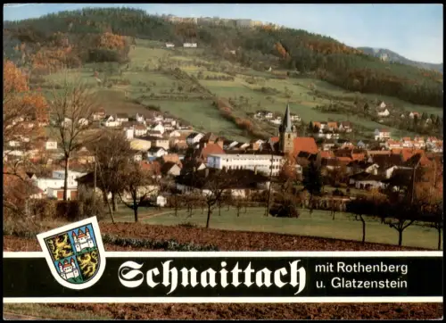 Ansichtskarte Schnaittach Panorama-Ansicht mit Rothenberg 1975