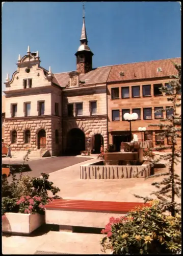 Ansichtskarte Schnaittach Partie am Rathaus 1970