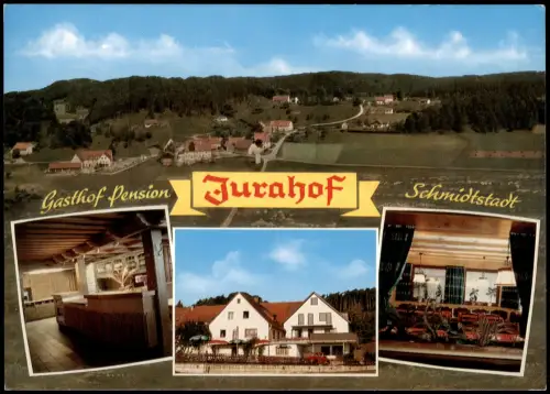 Ansichtskarte Schmidtstadt Mehrbildkarte mit Gasthof Pension Jurahof 1975
