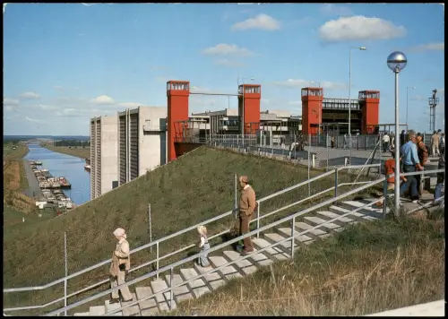 Scharnebeck Schiffshebewerk mit Technik-Daten/Informationen 1980