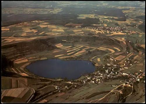 Schalkenmehren Luftbild SCHALKENMEHRENam Schalkenmehrener Maar 1970