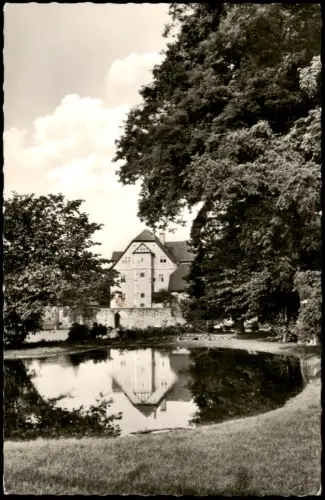Ansichtskarte Melsungen Schloss Schloss-Garten 1962