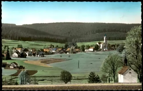 Ansichtskarte Mehlmeisel Panorama-Ansicht Mehlmeisel im Fichtelgebirge 1955