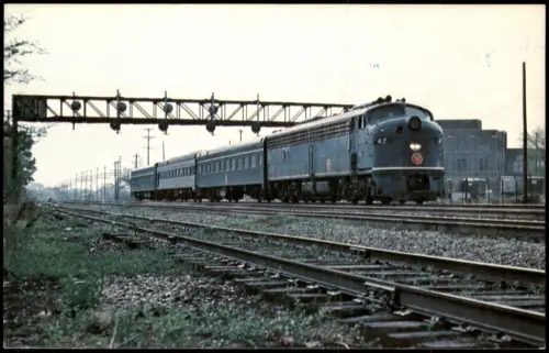 Eisenbahn Zug Lokomotive Missouri Pacific MISSOURI RIVER EAGLE 1979