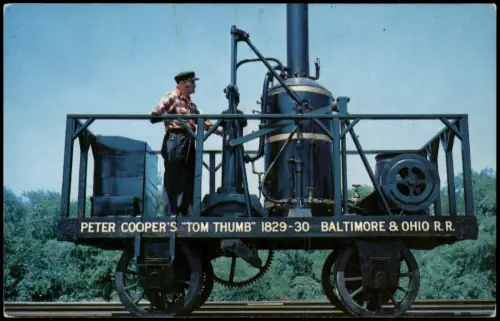 TOM THUMB REPLICA Ohio Transportation Museum Baltimore First steam locomotive