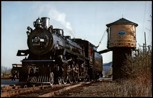 STEAMTOWN USA Bellows Falls, VT Eisenbahn Zug Lokomotive Railroad 1973