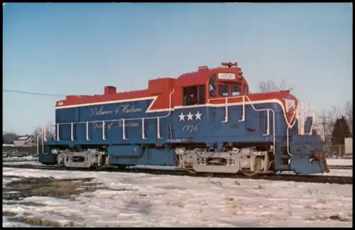 Eisenbahn Zug Lokomotive DELAWARE & HUDSON 1976 Railroad USA 1976